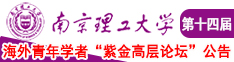 日逼视频对白南京理工大学第十四届海外青年学者紫金论坛诚邀海内外英才！